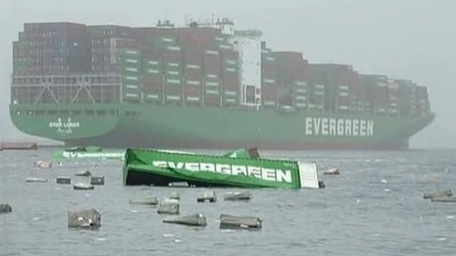 containers overboard