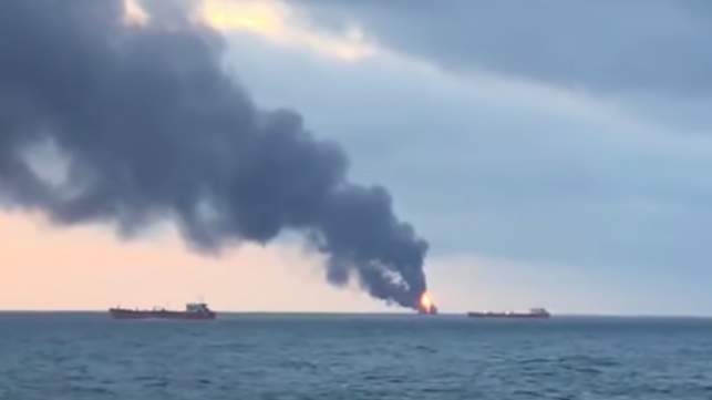 LPG Tanker Explosion Kills 11 Near Kerch Strait