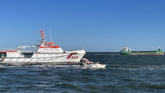 German sea rescue team