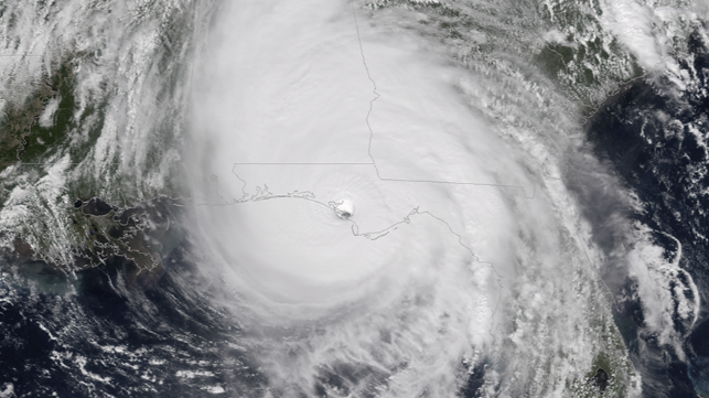 Hurricane Michael Landfall Map