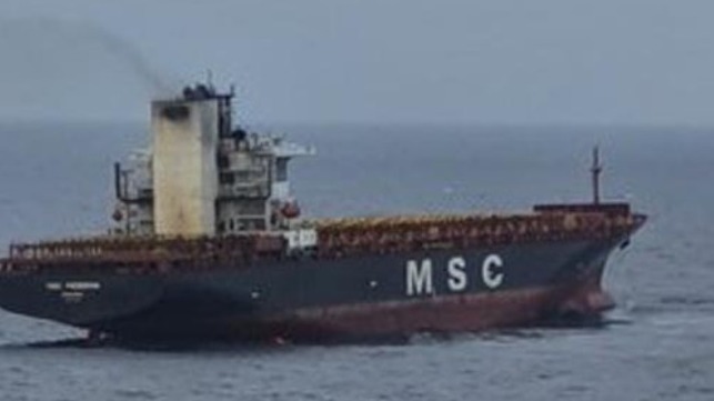 one crew missing after fire on boxship