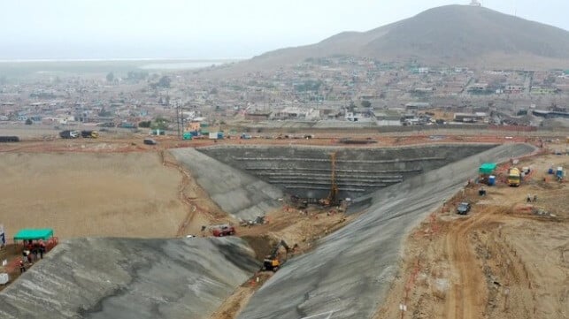 Chancay's massive terminal access tunnel under construction (MTC file image)