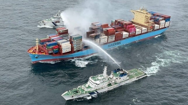 containership fire