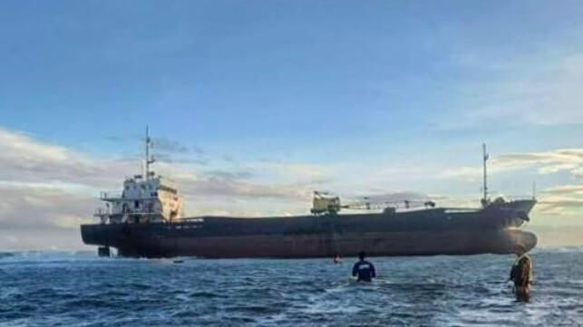 rescue from grounded bulker