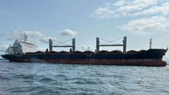 grounded bulker Meshka