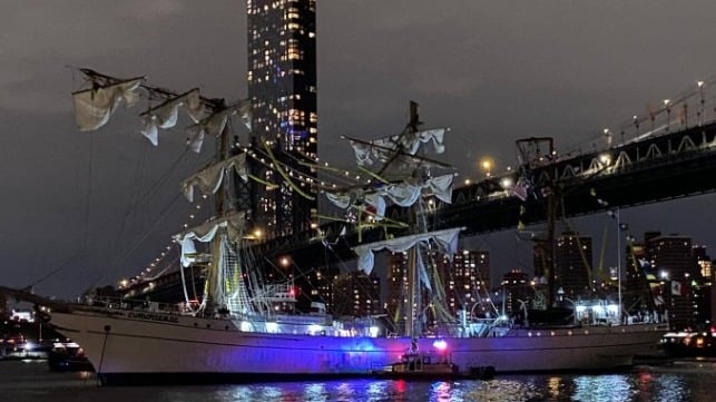 NYFD photo of sail training ship