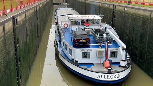 Moselle River temporary lock