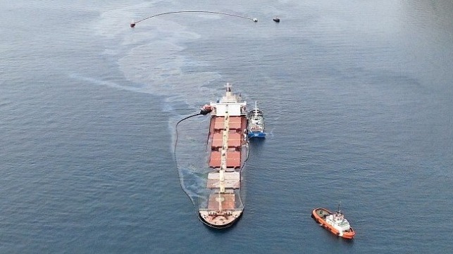 oil spill Gibraltar