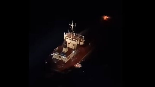 Cargo Ship Blaze: Crew Airlifted to Safety Off Sweden