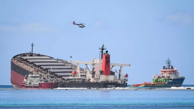 Mauritius continues to make progress with wrecked bulker Wakashio