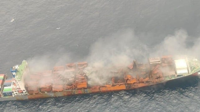 containership fire