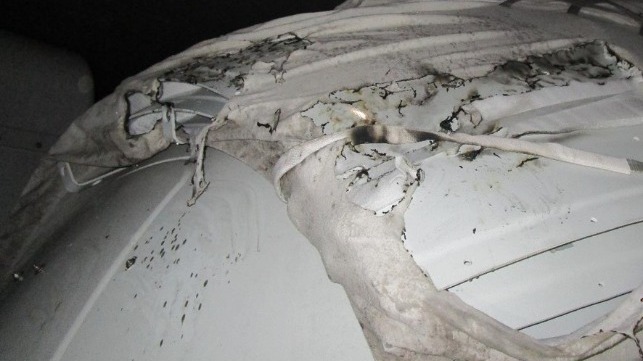 Cargo covering damage