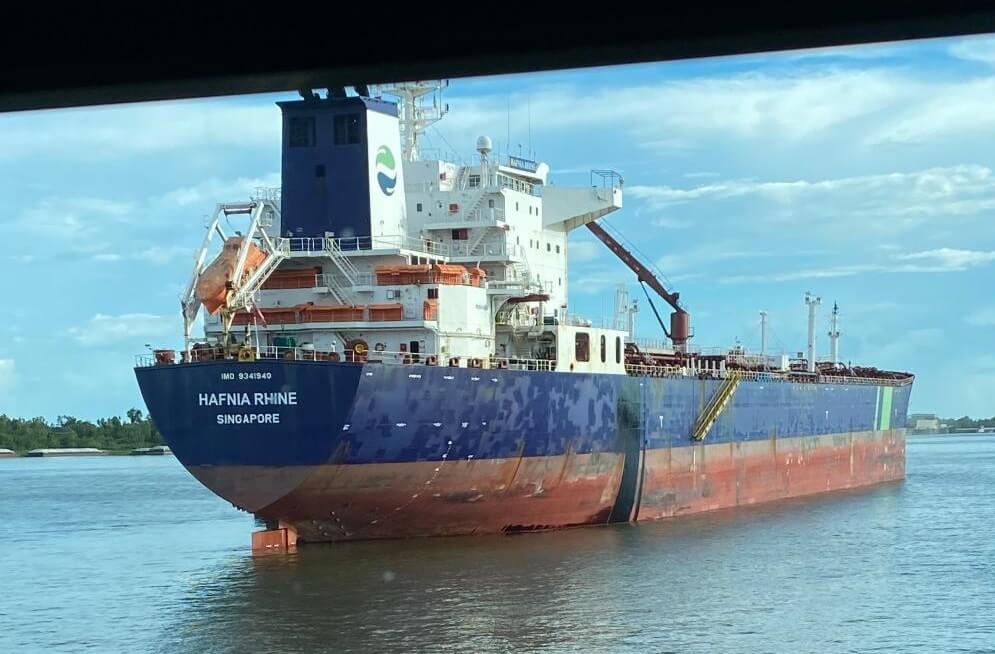 Photos: Product Tanker Spills Fuel Upriver of New Orleans