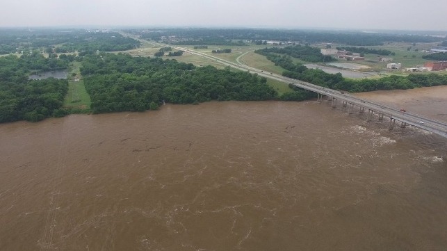 river level webber falls ok