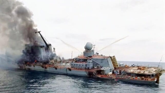 Moskva sinking