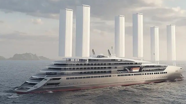 net zero cruise ship conceot