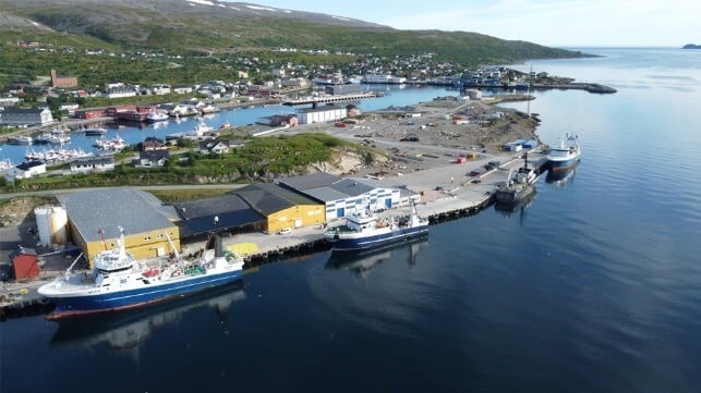 Norwegian fishing village