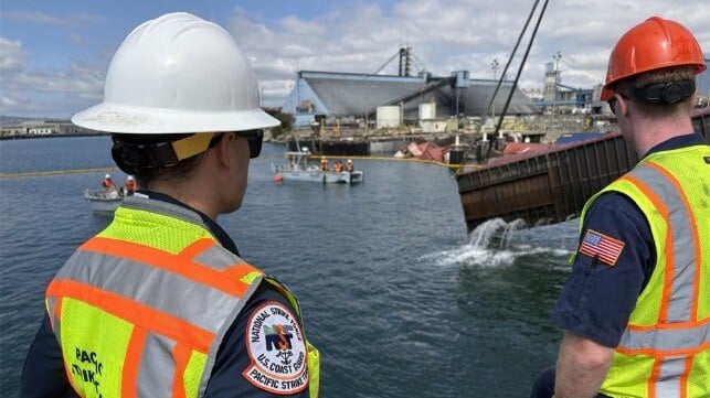 container removed from Port of Long Beach