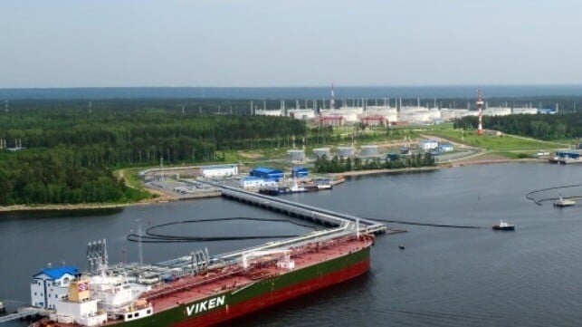 Russian oil terminal