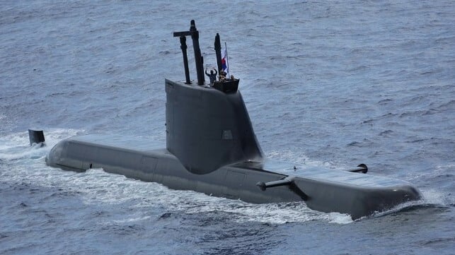 Hanwha Ocean (ex-DSME) and Hyundai Heavy Industries both have extensive experience with diesel-electric sub construction (USN file image)