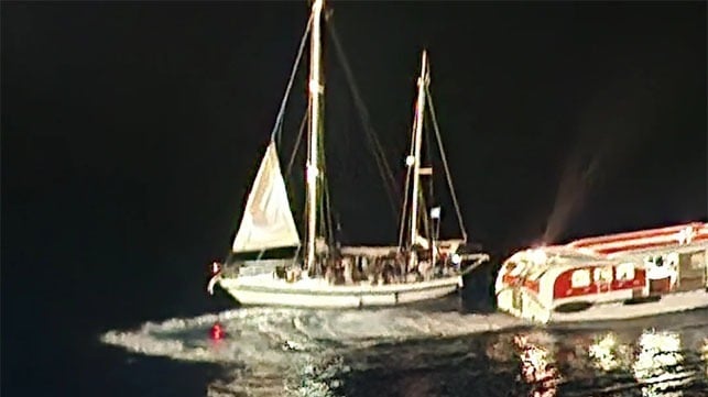 migrant rescue by cruise ship