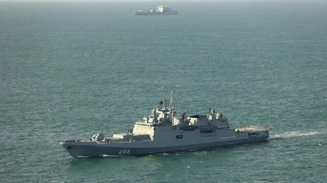 Royal Navy tracking Russian frigate
