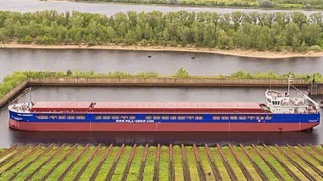 Russian river-sea dry cargo vessel