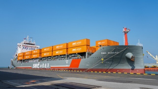 Chinese containership