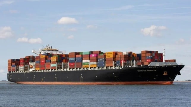 Seaspan owned containership