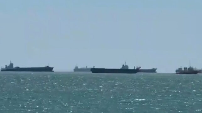 ships in Persian Gulf