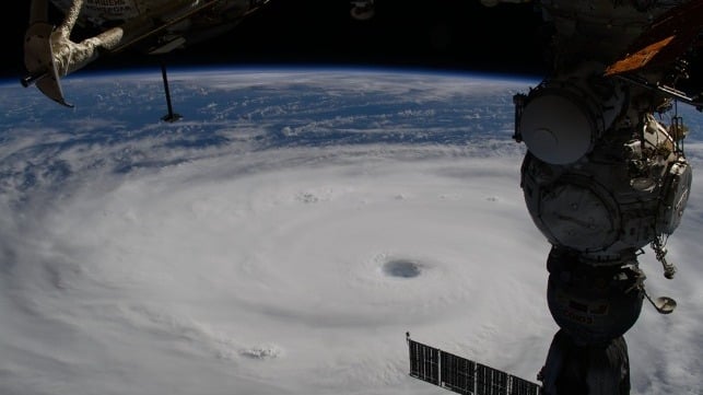 Typhoon Ragasa from the International Space Station (Jonny Kim / NASA)