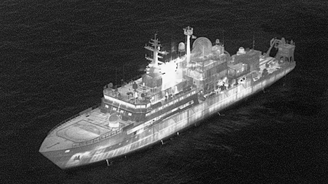 Yantar in infrared (UK MoD)