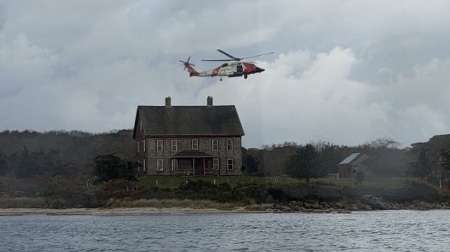 USCG helicopter rescue