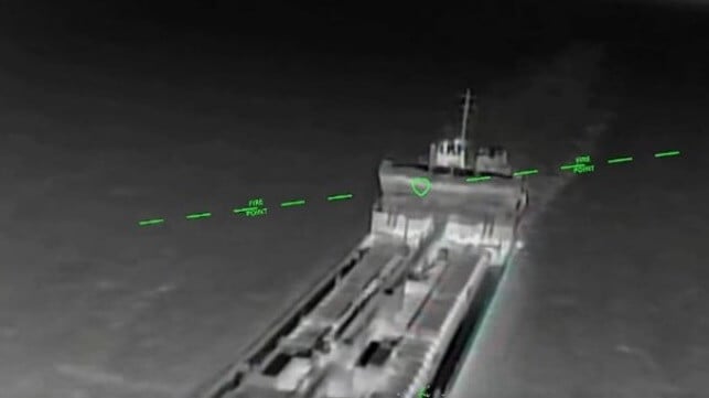 Ukraine targeting cargo ship attack