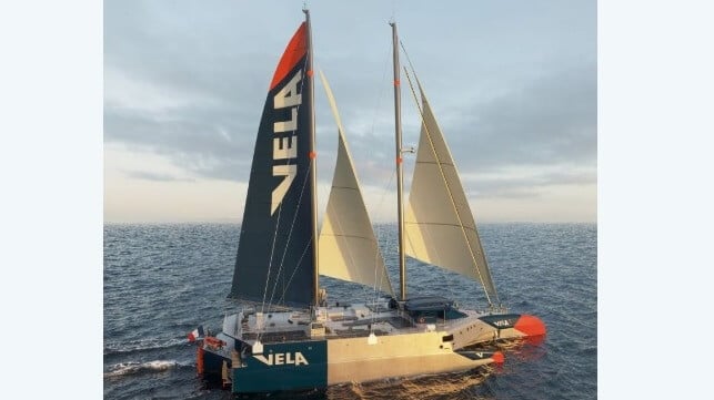 wind-powered cargo ship
