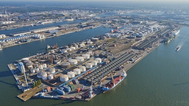 Tank farm at Antwerp