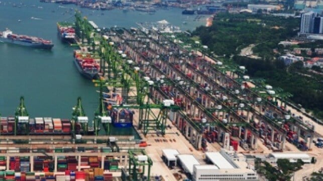 Singapore container terminal