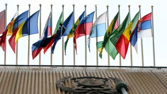 Flags at IMO