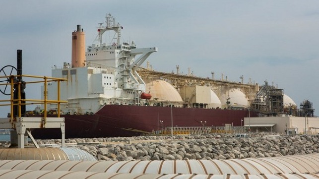 LNG carrier at Ras Laffan