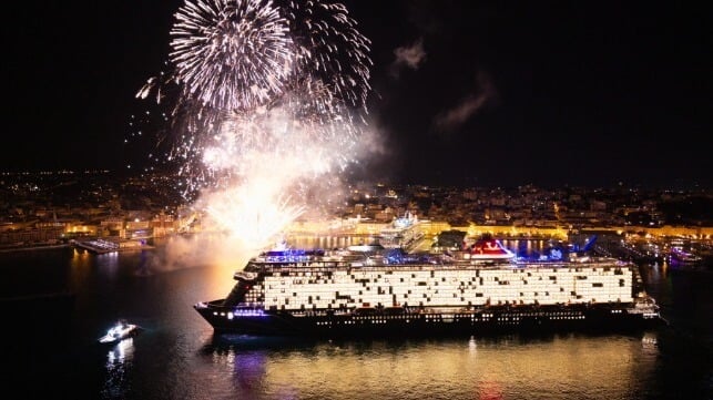 cruise ship christening