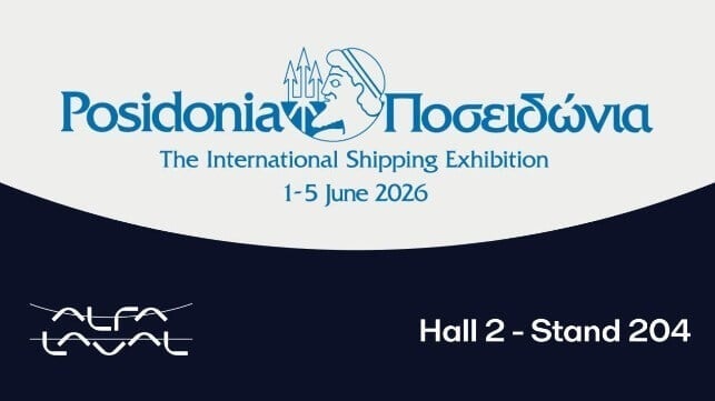 Alfa Laval to Showcase Its Latest Innovations at Posidonia 2026