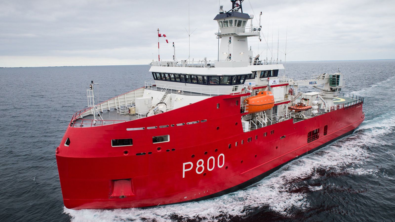The French Navy's patrol and polar logistic ice-breaker, L'Astrolabe. Photo: courtesy of PIRIOU.