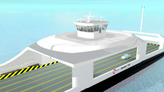 New Electric Ferry Expands KONGSBERG's Autonomous Vessel Project Portfolio Artists impression of new zero emission, full-electric, autonomous ferry concept 