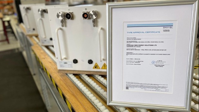 Caption: Sterling PlanB receives certification of type approval from DNV © Sterling PlanB